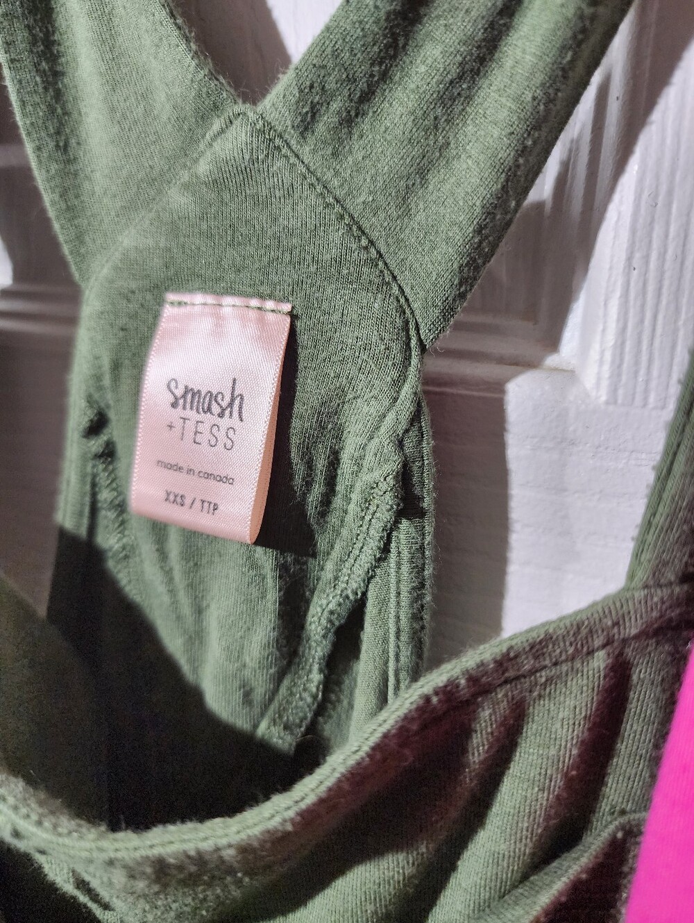 Smash + Tess Olive Green Jumpsuit with Pockets